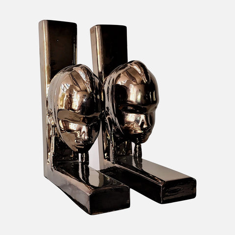 Millennial Twin Bookends - Bronze