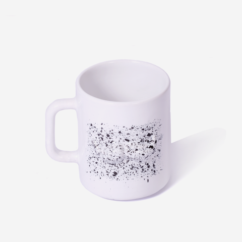 Salvatore Moustache Mug - Gloss White