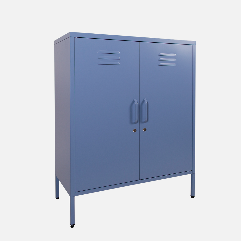 Popstrukt Sugar Cube Cabinet - Pigeon Blue