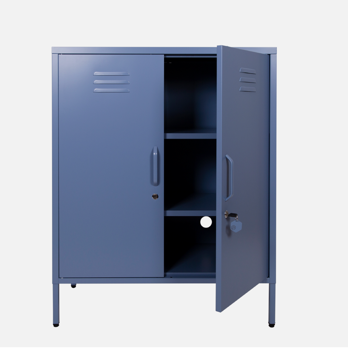 Popstrukt Sugar Cube Cabinet - Pigeon Blue