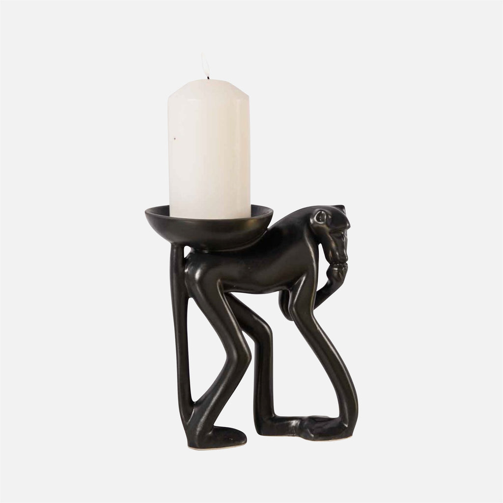 Rafiki Candle Holder - Black