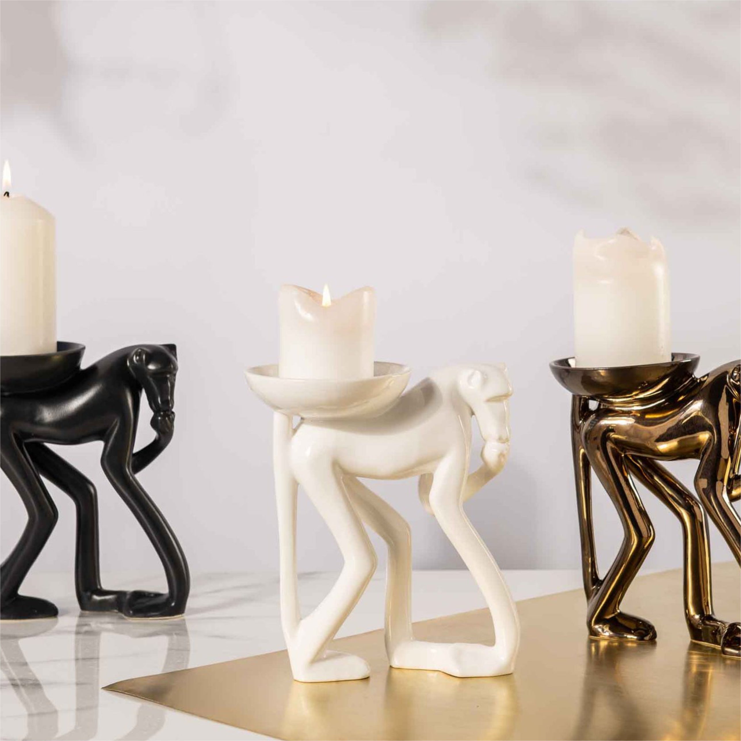 Rafiki Candle Holder - Black