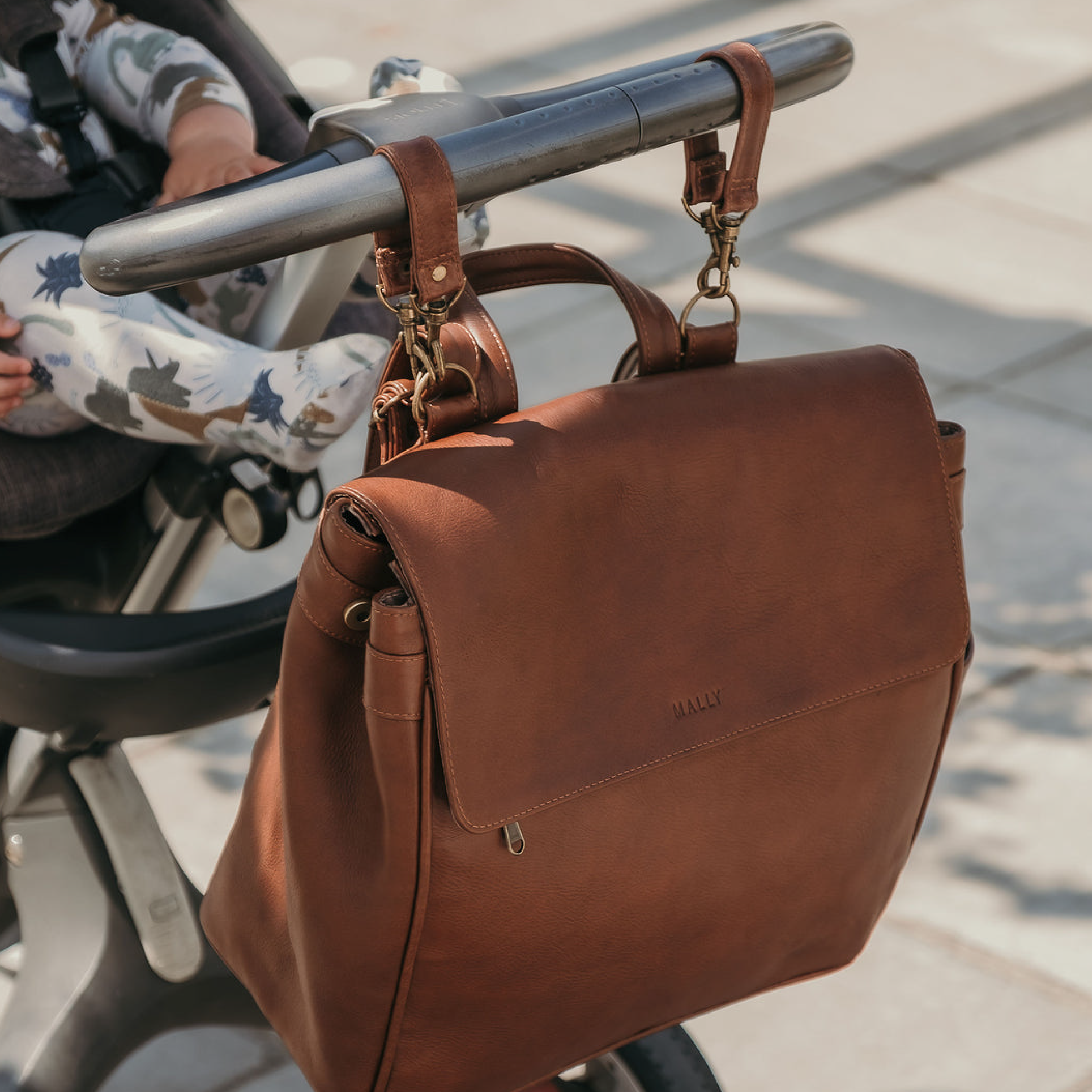 Stroller Straps - Toffee